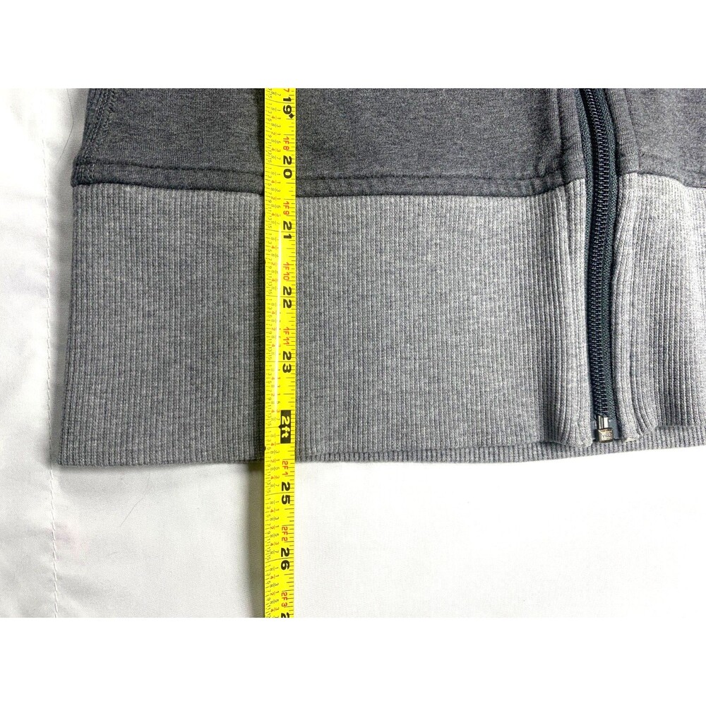 Lululemon Scuba Hoodie Jacket Womens Size 6 Dark Gray Light Gray Full Zip READ - Picture 7 of 9